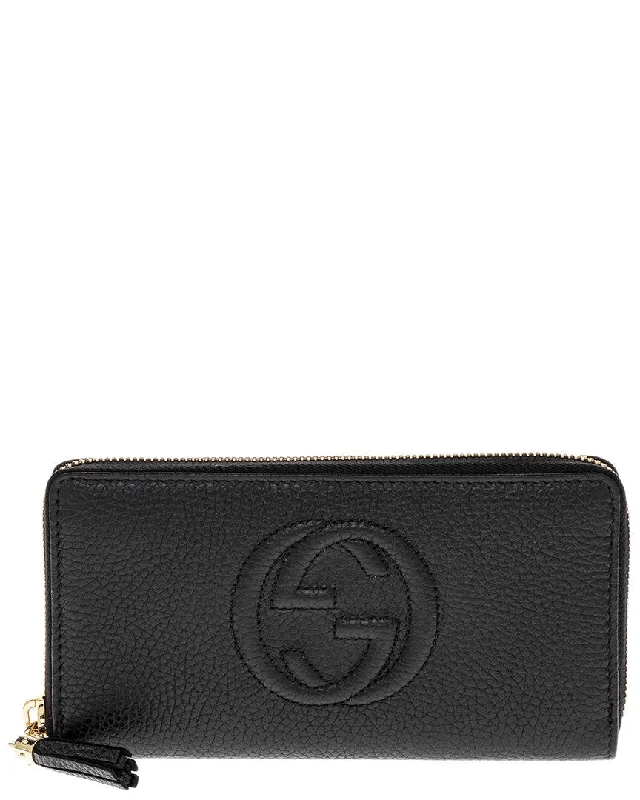 Lightweight money clips for travelGucci Soho Leather Zip Around Wallet
