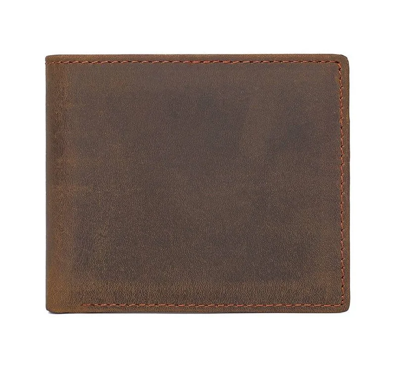 Money clips vs traditional walletsHandmade Full Grain Leather Mens Bifold Wallet