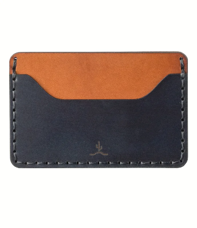 Money clips with magnetic closureSlim Wallet // Indigo Blue Cordovan