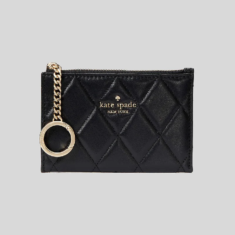 How to clean and maintain metal money clipsKATE SPADE Carey Small Card Holder Black KG426