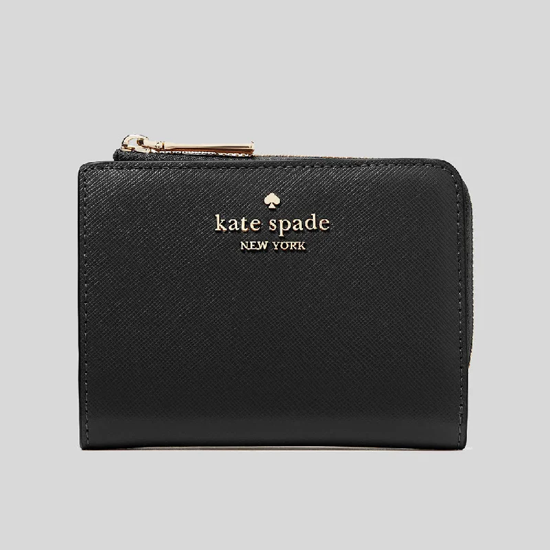 Personalized engraved money clips for menKATE SPADE Madison Small L Zip Wallet Black KH615