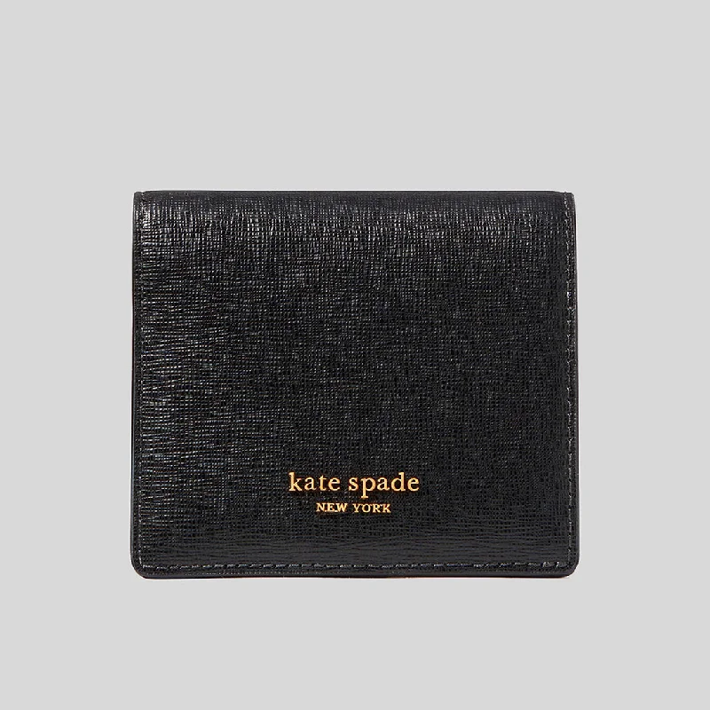 Money clips for women with sleek designsKATE SPADE Morgan Small Bifold Wallet Black KD079