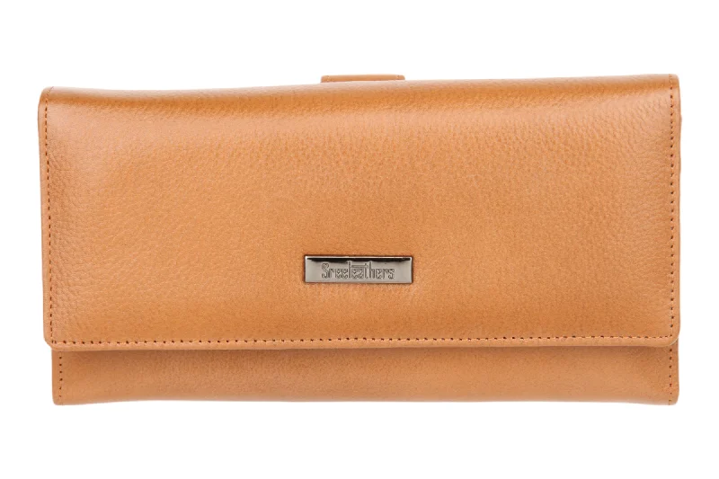 Top-rated money clips for everyday useLadies Premium leather clutch 54504 (TAN)