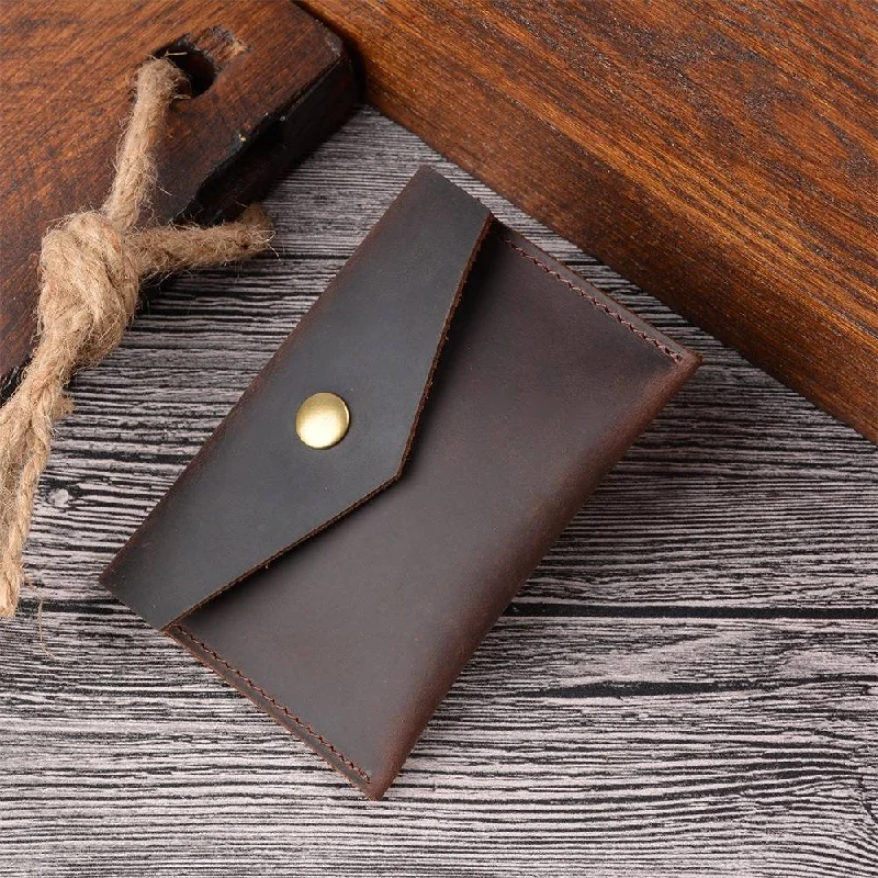Money clips with built-in bottle openersLeather Card Case Wallet Front Pocket Card Holder