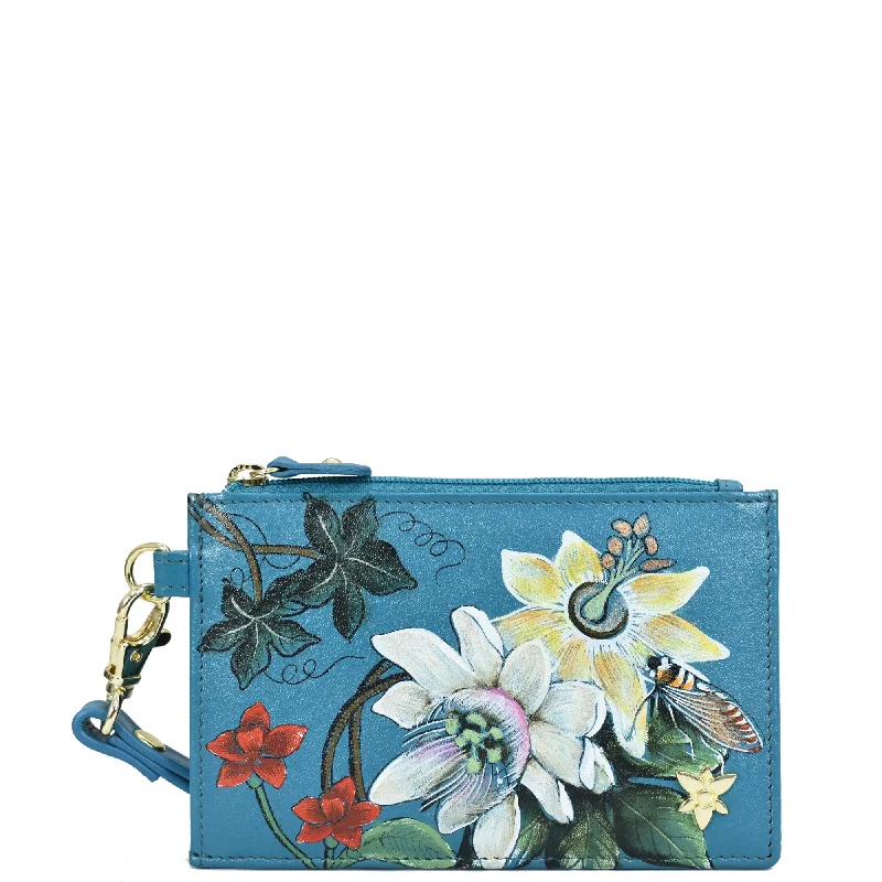 How to clean and maintain metal money clipsCard Holder with Wristlet - 1180