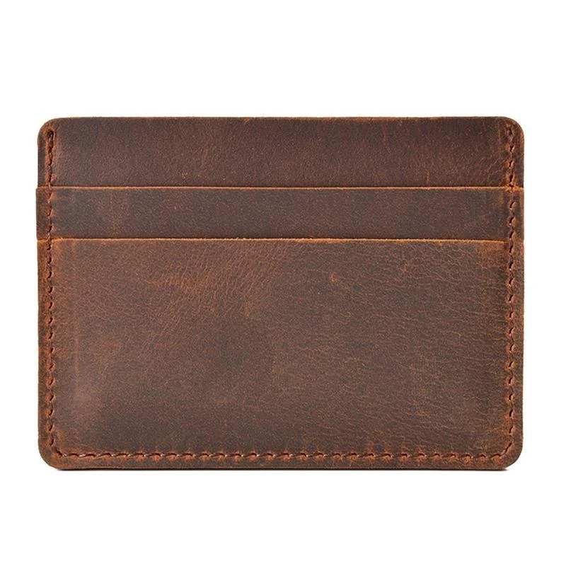 How to clean and maintain metal money clipsLeather Credit Card Holder Slim Wallet