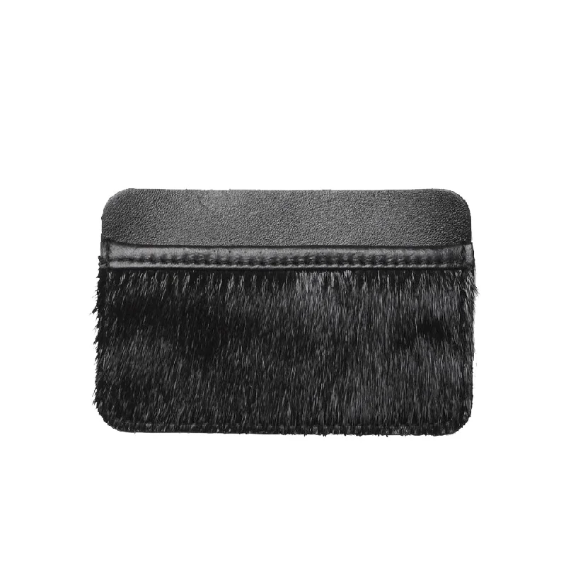 How to clean and maintain metal money clipsLIBERTY cardholder, seal fur, black