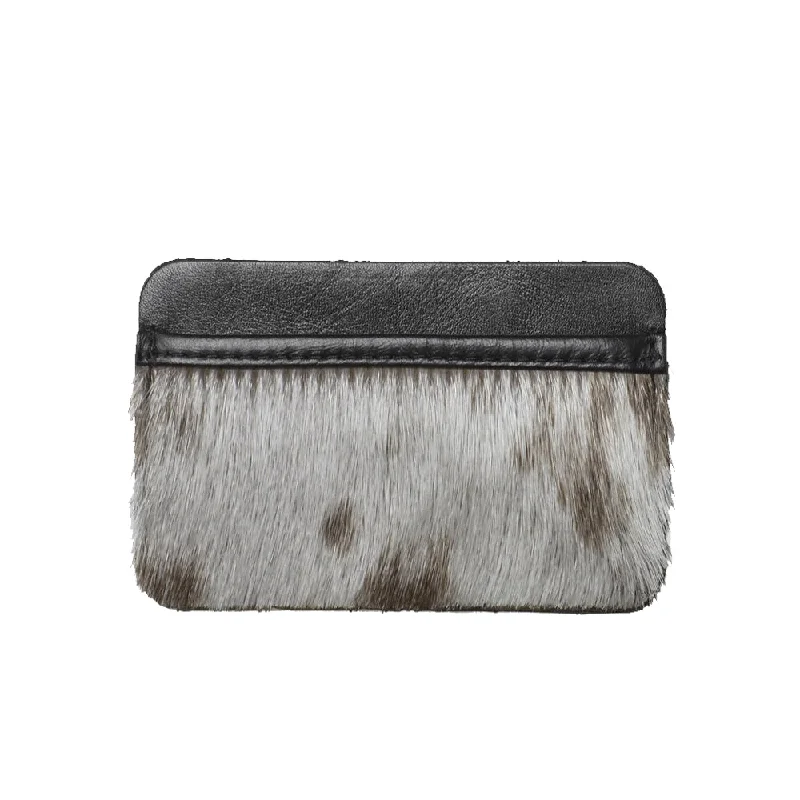 Vintage-style money clips for collectorsLIBERTY cardholder, seal fur, natural