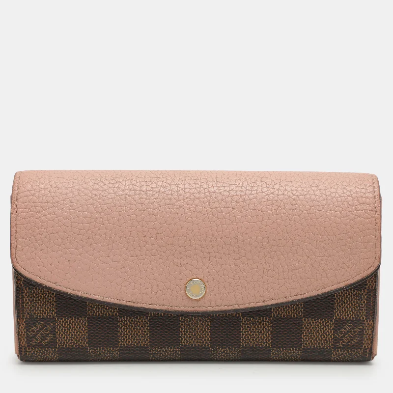 Vintage-style money clips for collectorsLouis Vuitton Damier Ebene Canvas And Leather Normandy Continental Wallet