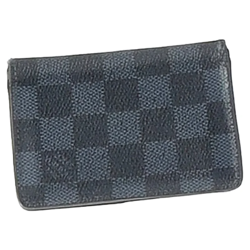 Custom money clips for corporate giftsLouis Vuitton Damier Pocket Organizer in Black Coated Canvas