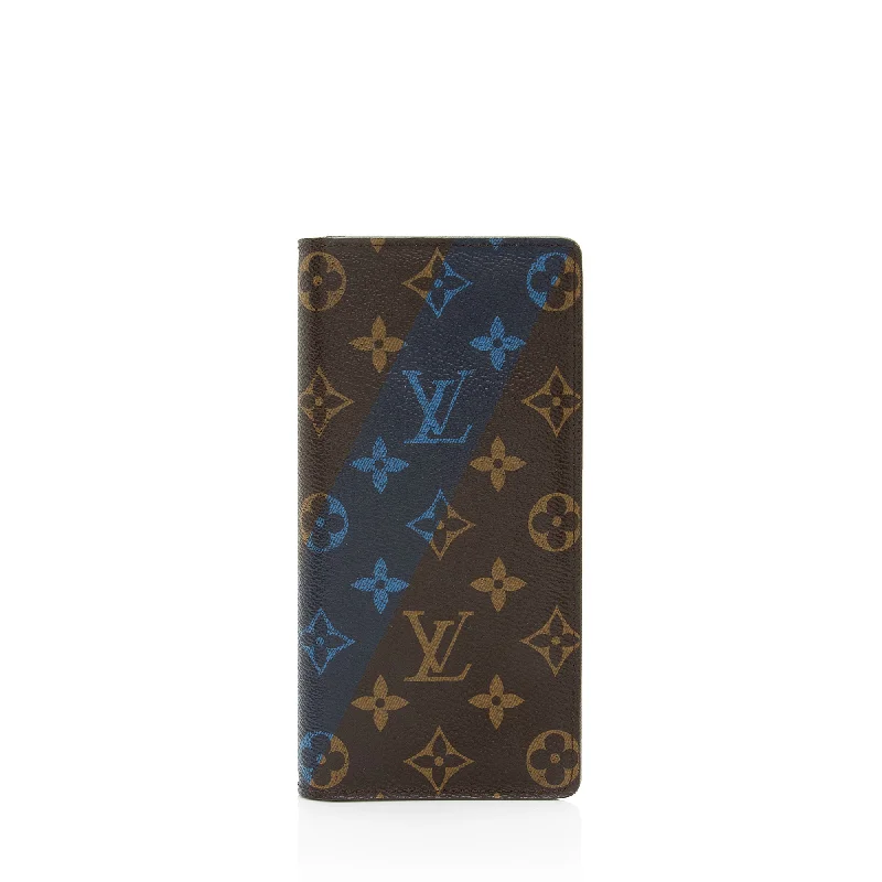 Slim money clips for minimalist walletsLouis Vuitton Limited Edition Monogram Canvas Brazza Wallet
