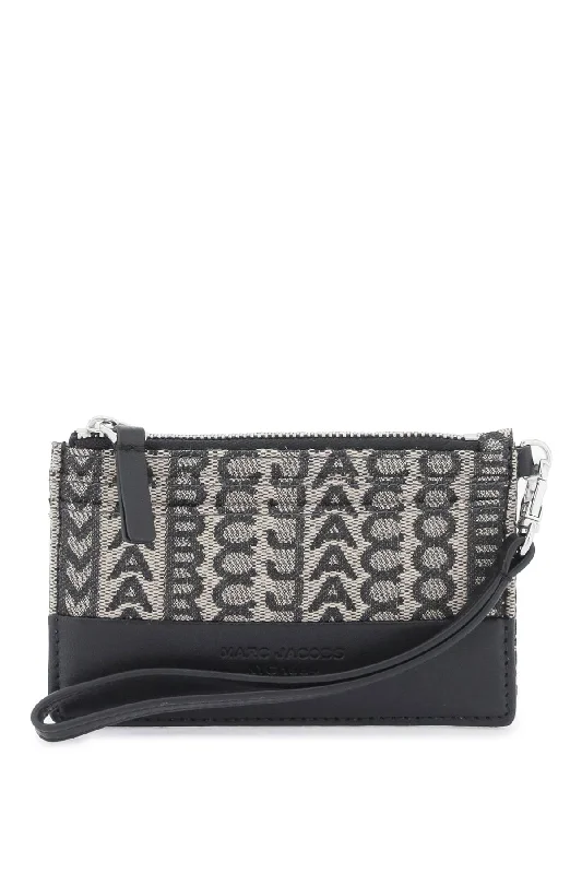 Money clips with magnetic closureMarc Jacobs The Monogram Top Zip Wristlet Wallet