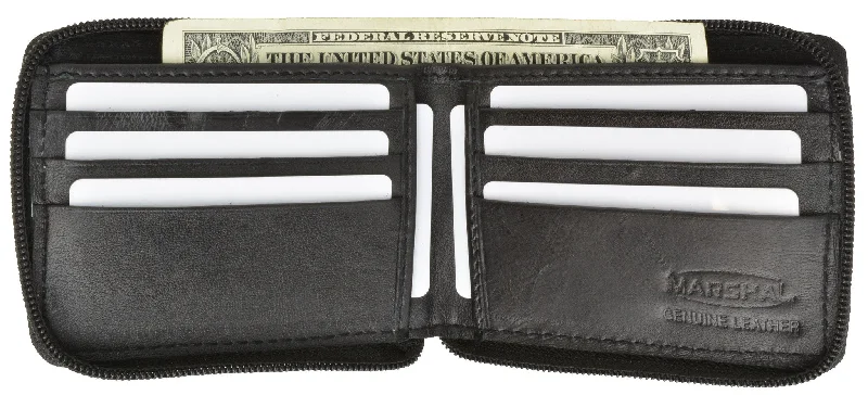 Luxury leather money clips with card slotsMen's Wallets 574