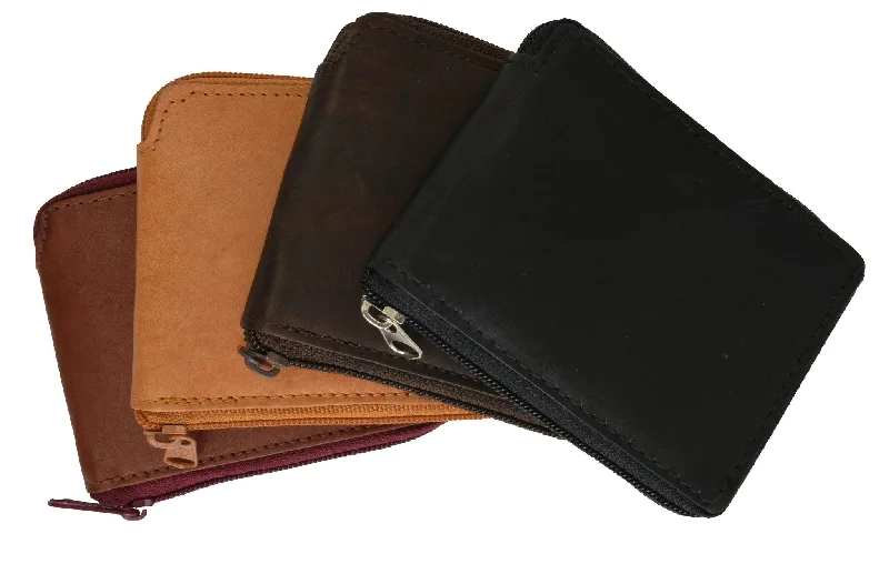 Luxury leather money clips with card slotsMen's Wallets 1456 CF