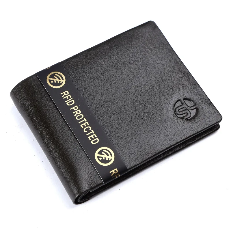 Elegant money clips for weddingsMENS LEATHER RFID WALLET  54105