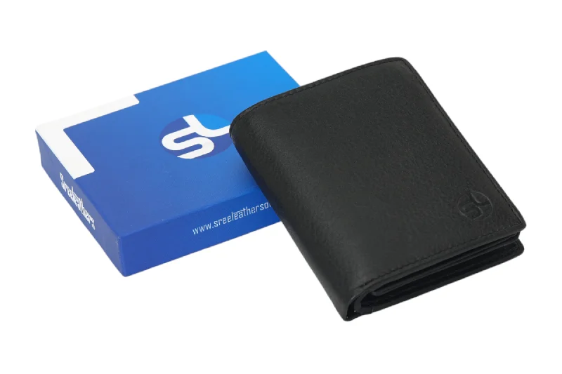 Eco-friendly money clips made from sustainable materialsMENS LEATHER RFID WALLET 58302