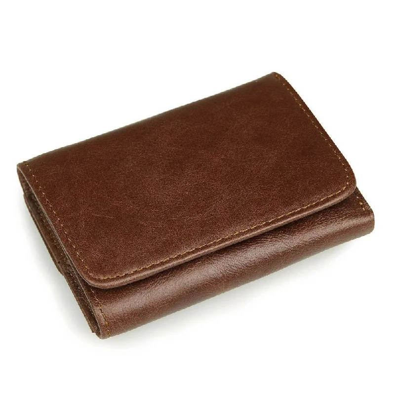 Eco-friendly money clips made from sustainable materialsMen's Leather Trifold Wallet Multiple Card Holders