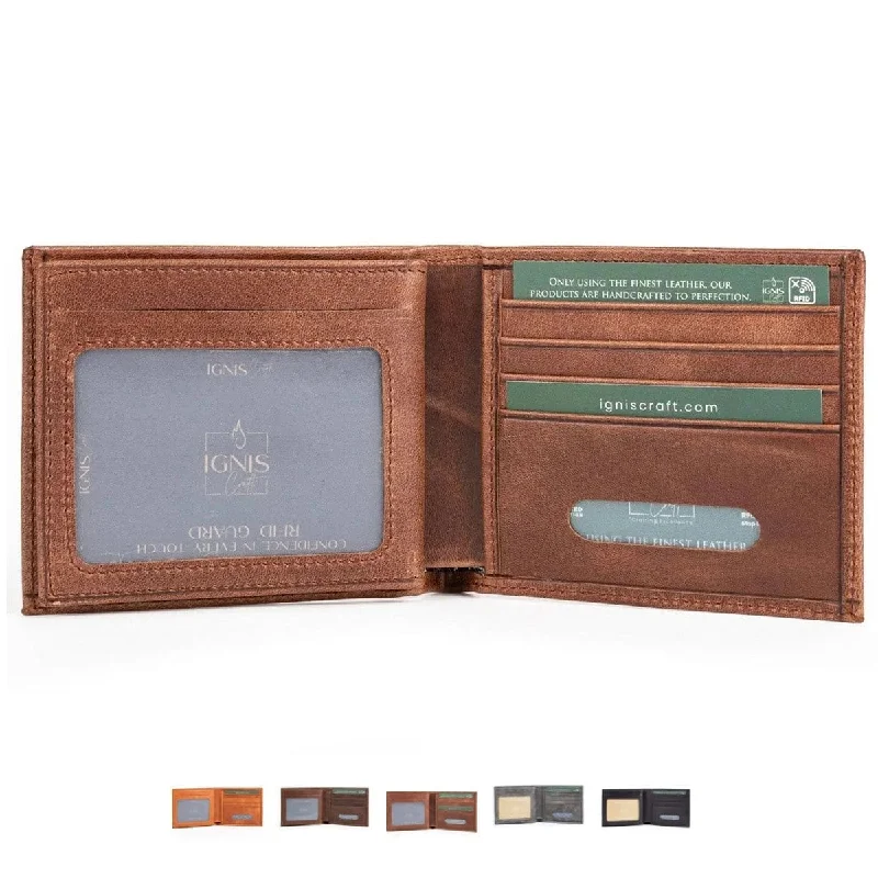 Money clips for holding large amounts of cashBifold Leather Wallet | Companion Agate