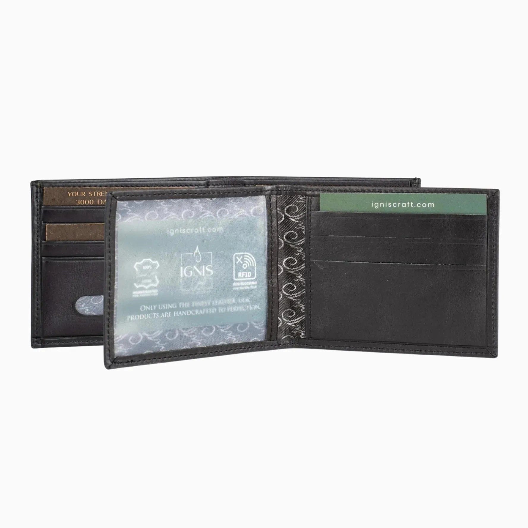 Money clips with built-in bottle openersMens Leather Bifold Wallet | Solo Dynamic Obsidian