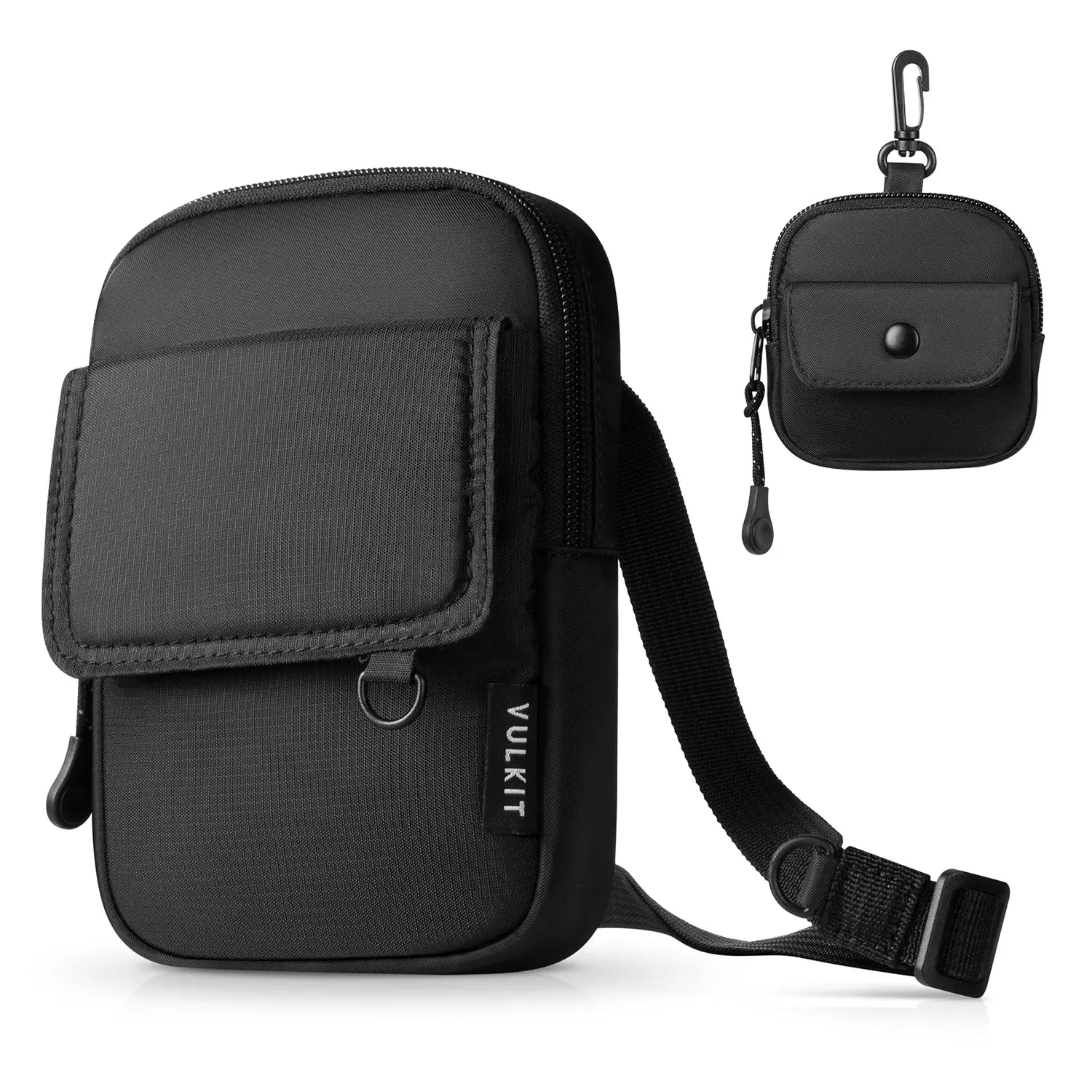 Money clips with RFID protectionVB103 - RFID Blocking Crossbody Sling Bag with Extra Coin Pouch