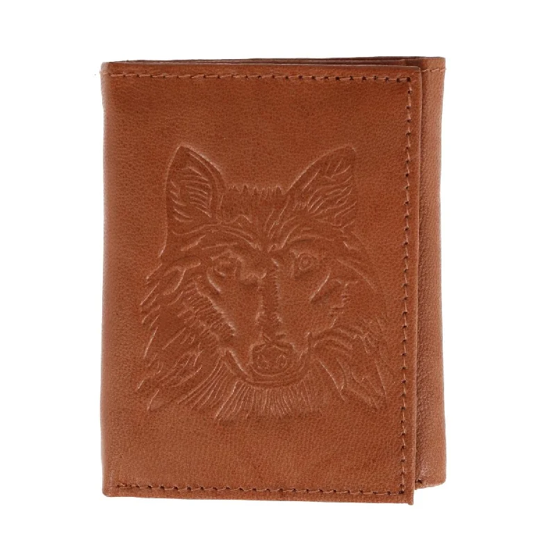 How to clean and maintain metal money clipsMen's RFID Wolf Embossed Trifold Wallet
