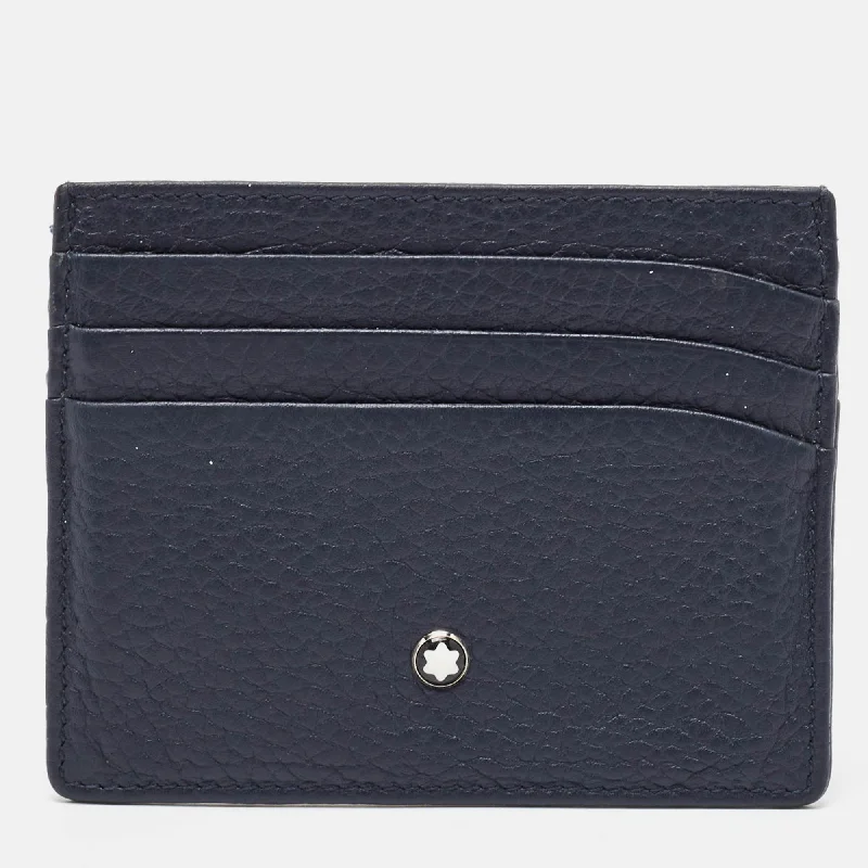 Money clips with built-in bottle openersMontblanc Blue Grain Leather Meisterstuck 6Cc Card Holder
