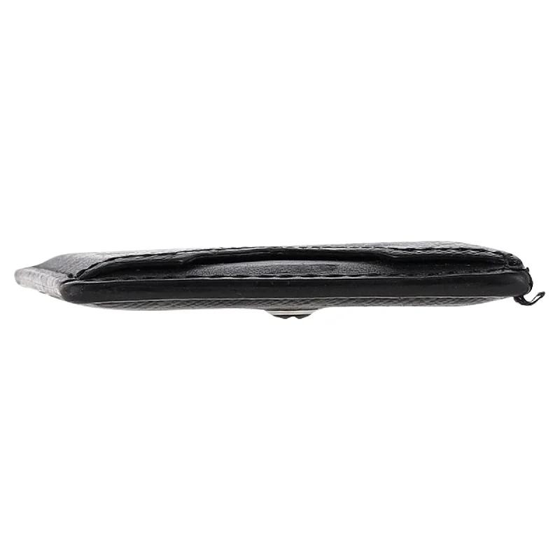 Montblanc Sartorial Pocket Holder 3cc in Black Calfskin Leather