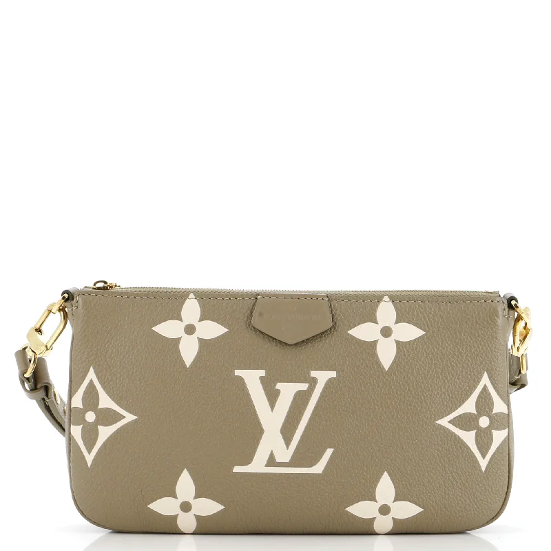 Eco-friendly money clips made from sustainable materialsMulti Pochette Accessoires Bicolor Monogram Empreinte Giant