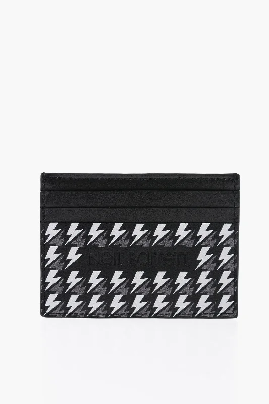 Custom money clips for corporate giftsNeil Barrett All-Over Thunderbolt Printed Leather Card Holder Custom money clips for corporate giftsNeil Barrett All-Over Thunderbolt Printed Leather Card Holder