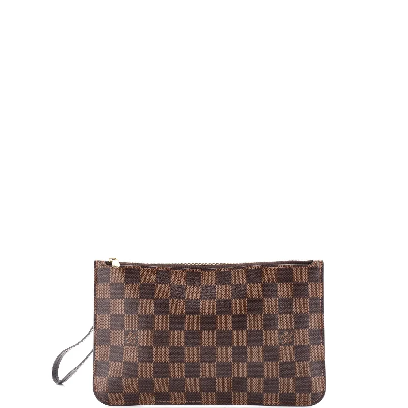 Stainless steel money clips for durabilityNeverfull Pochette Damier Large