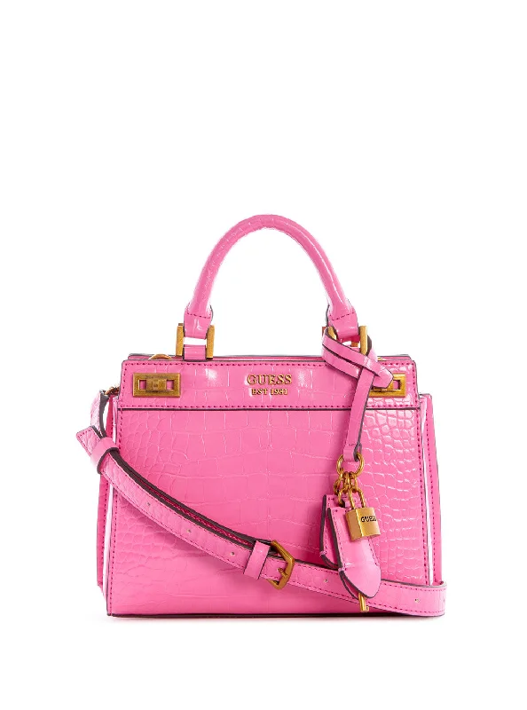 Custom money clips for corporate giftsPink Katey Croc Mini Satchel Bag