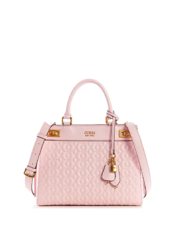 Money clips vs traditional walletsPink Katey Luxury Satchel Bag