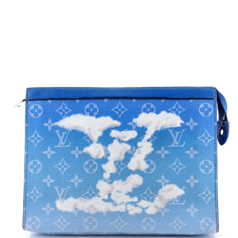 Eco-friendly money clips made from sustainable materialsPochette Voyage Limited Edition Monogram Clouds MM