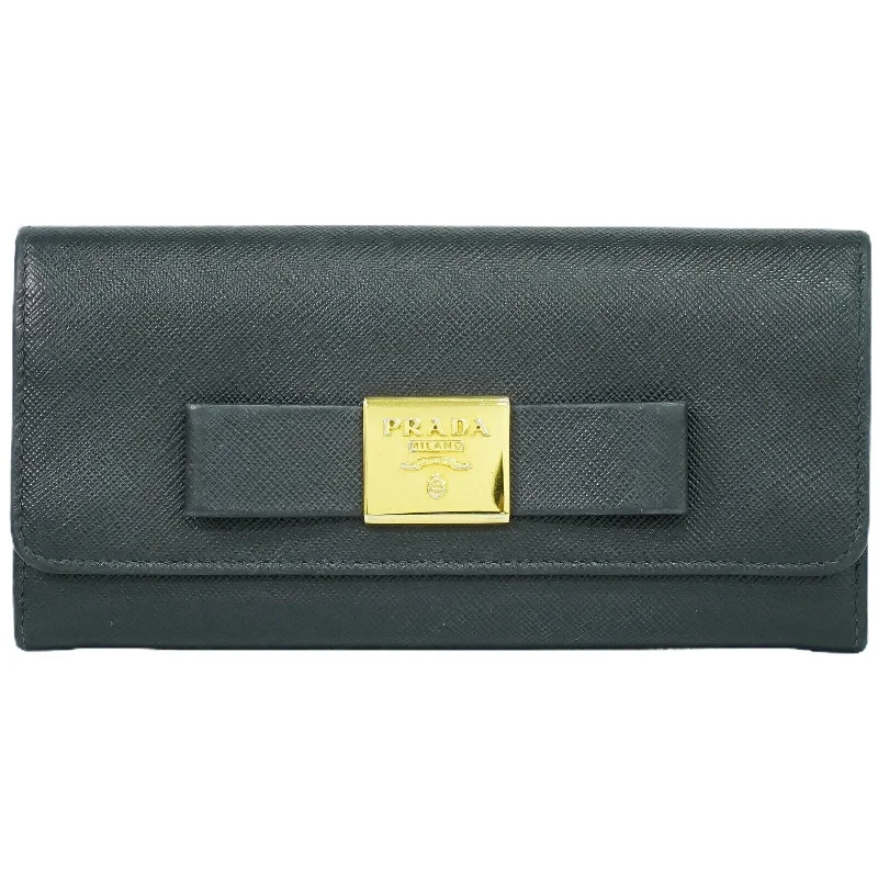 Prada Saffiano  Leather Wallet  (Pre-Owned)