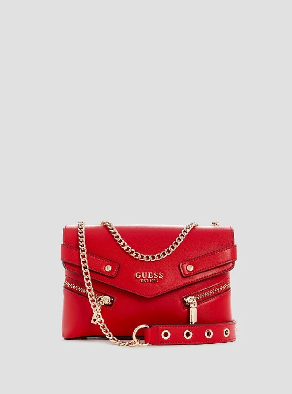 Personalized engraved money clips for menRed Trissa Crossbody Bag
