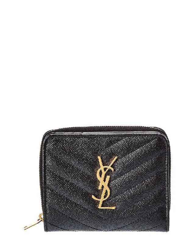 Lightweight money clips for travelSaint Laurent Monogram Leather Card Case