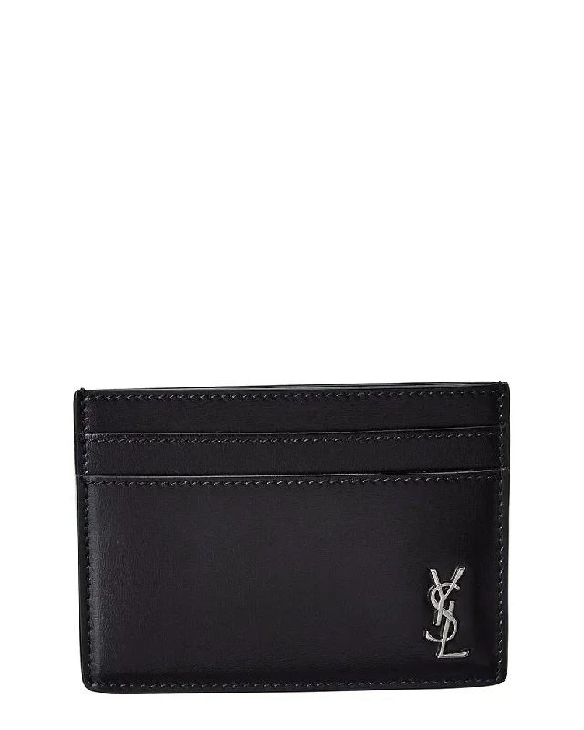How to choose the right money clipSaint Laurent Tiny Monogram Leather Card Case