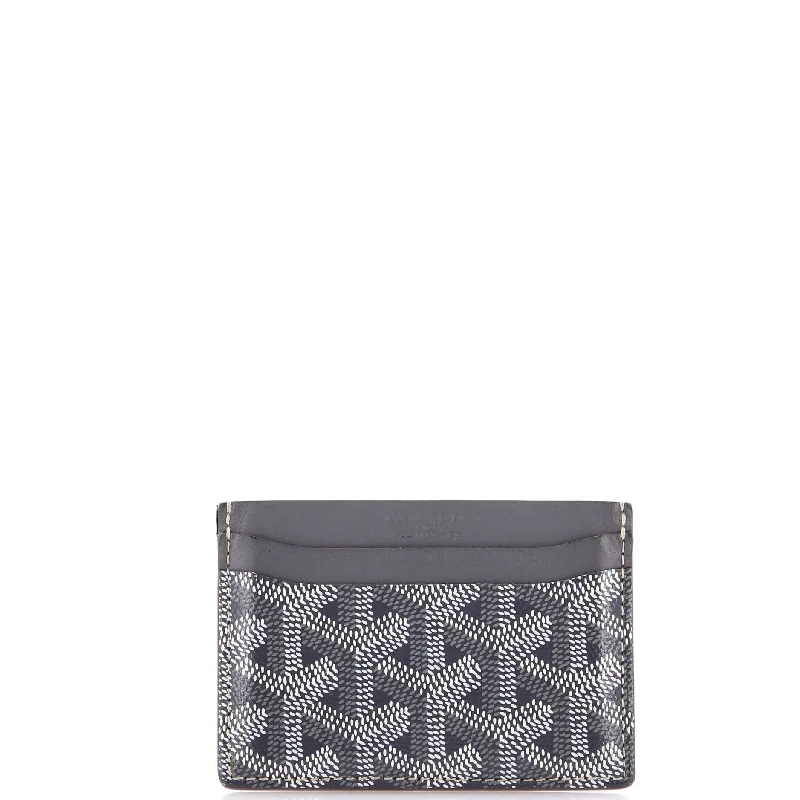 Stainless steel money clips for durabilitySaint Sulpice Card Holder Coated Canvas