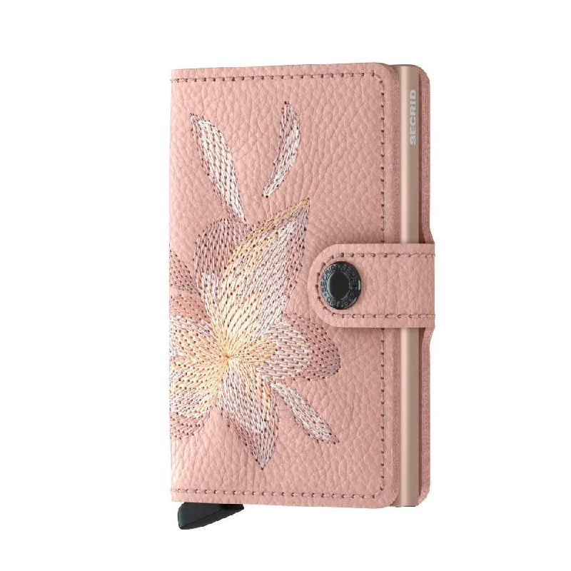Best money clips for cash and cardsSecrid Magnolia Stitch Mini Wallet