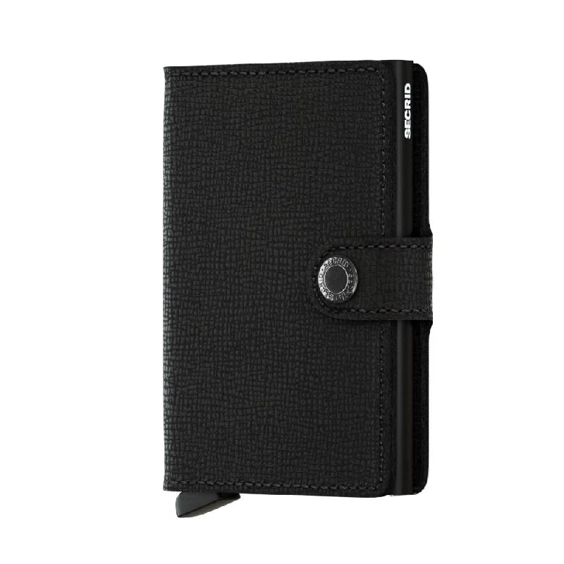 Luxury leather money clips with card slotsSecrid Crisple Mini Wallet