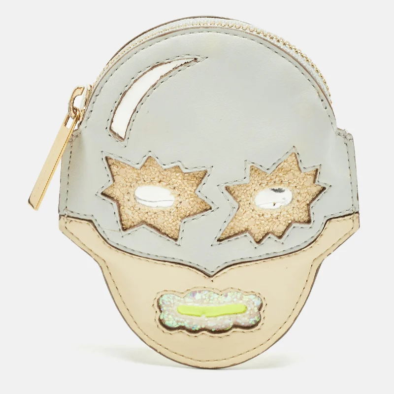 Money clips for holding large amounts of cashStella Mccartney Multicolor Faux Leather Superhero Coin Purse