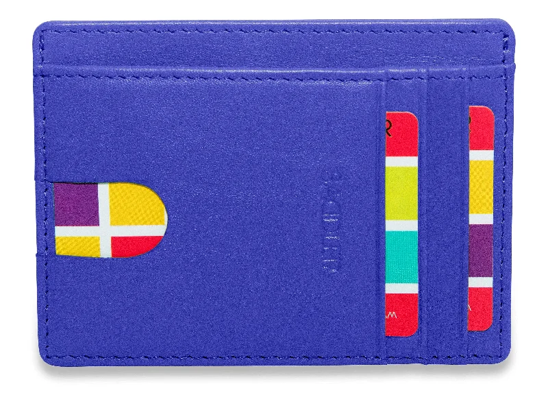 Vintage-style money clips for collectorsSADDLER STELLA Leather Minimalist Credit Card and ID Holder