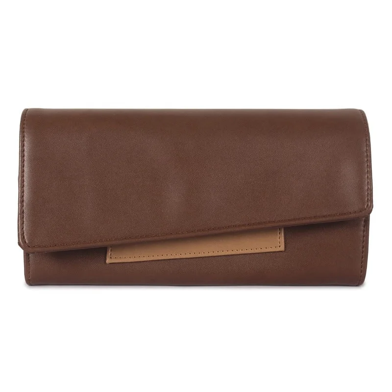 Personalized engraved money clips for menTHE CLOWNFISH Gracy Collection Womens Wallet Clutch Ladies Purse with multiple card slots (Brown) Personalized engraved money clips for menTHE CLOWNFISH Gracy Collection Womens Wallet Clutch Ladies Purse with multiple card slots (Brown)