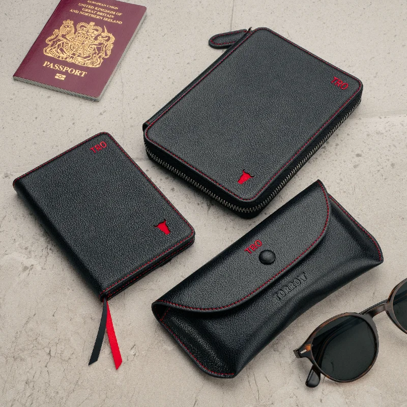 Vintage-style money clips for collectorsLuxury Travel Bundle (Travel Wallet, Passport Holder & Sunglasses Case)