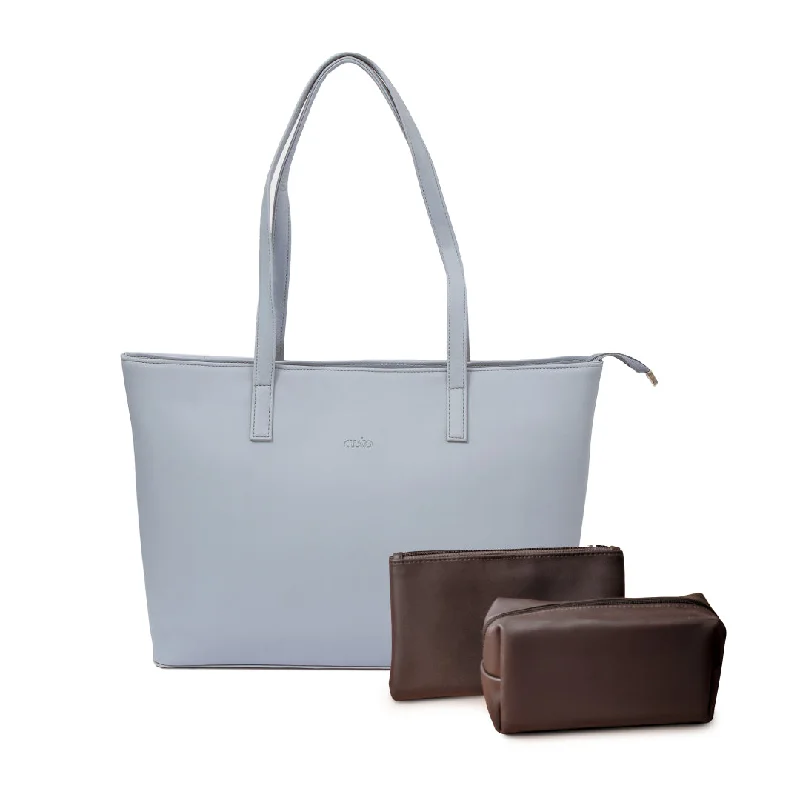 Best money clips for cash and cardsTravel Tote - Ice Blue