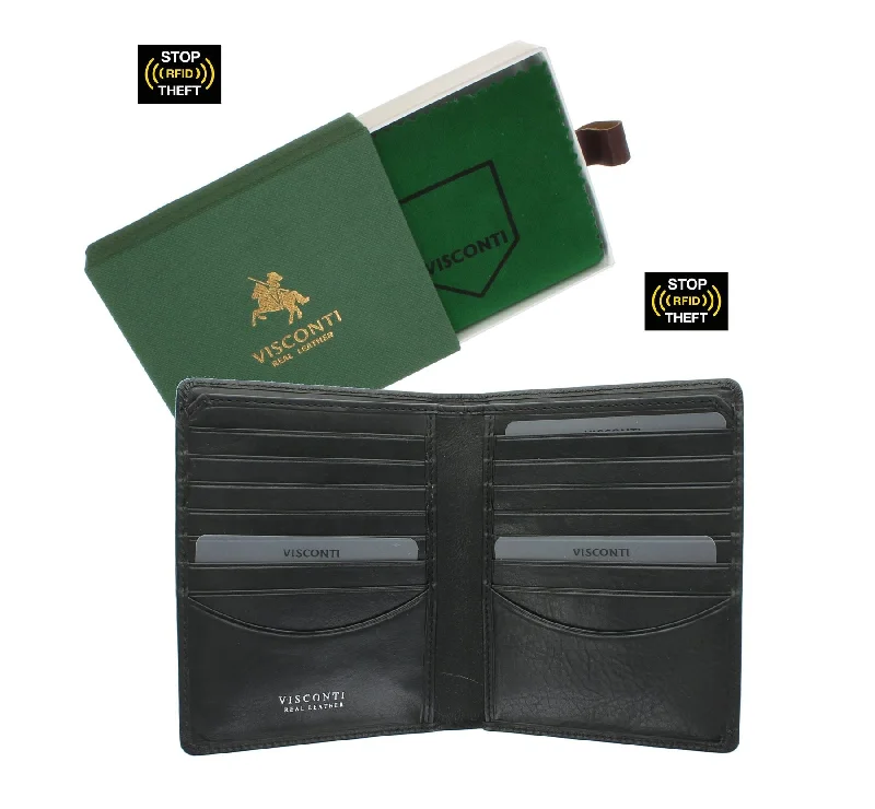 Money clips with built-in bottle openersVisconti Tuscany Collection MATTEO Leather Jacket Wallet - RFID Protection TSC49
