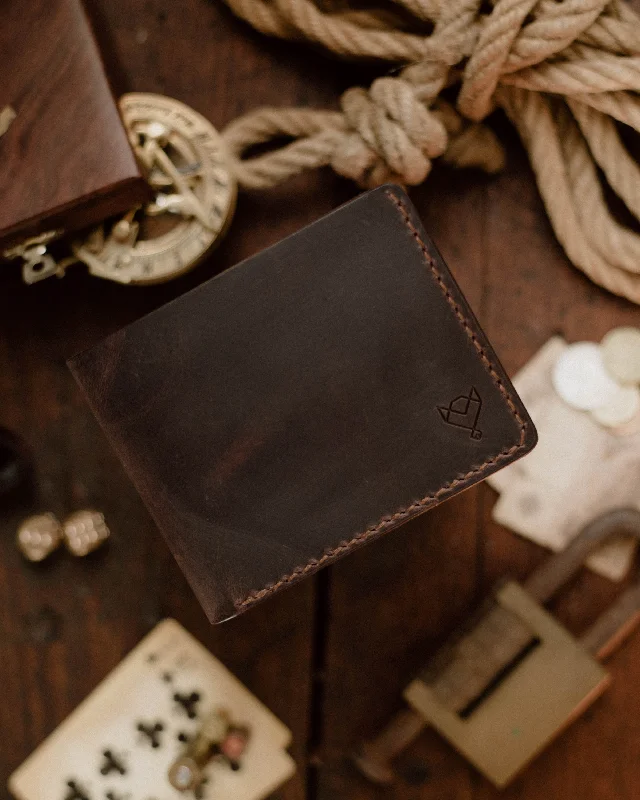Personalized engraved money clips for menTraditional Leather Wallet V11.1