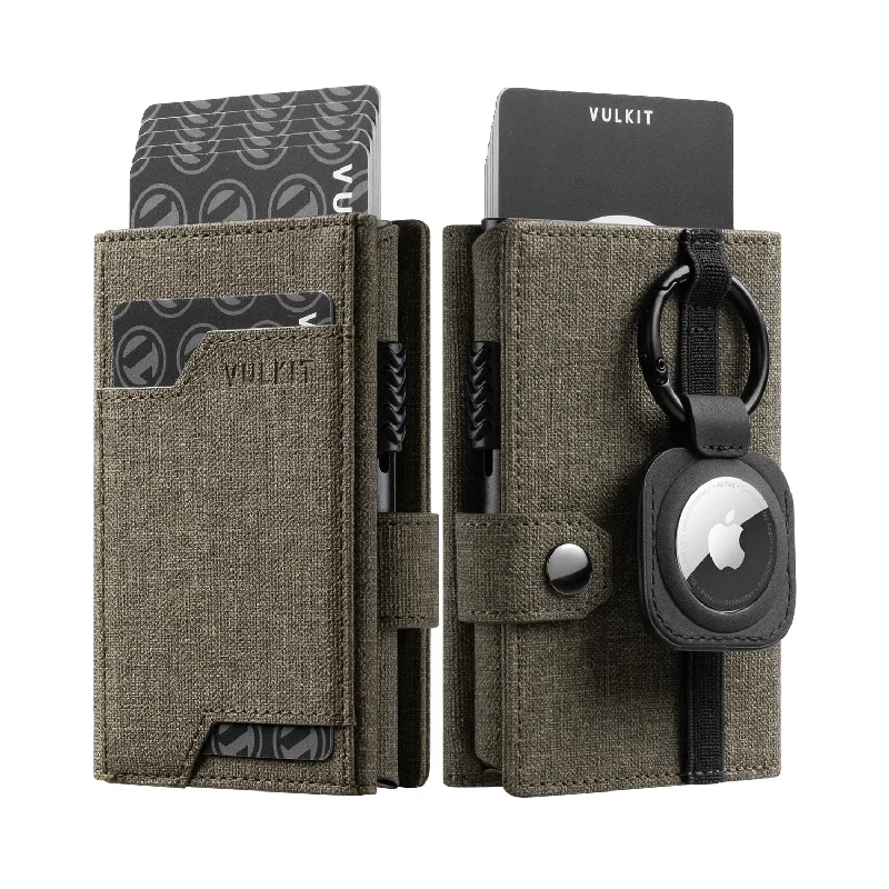 Slim money clips for minimalist walletsVC311- Banknote Compartment & ID Window Pop-Up Wallet with Removable AirTag Holder (NOT include the AirTag)
