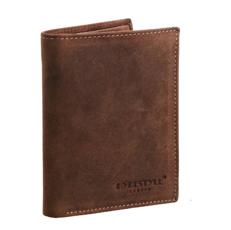 Stainless steel money clips for durabilityVenator distressed leather 10 card vertical  wallet #GW60