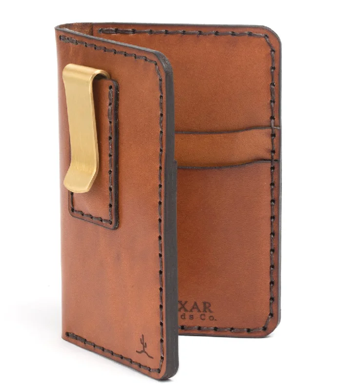 Vintage-style money clips for collectorsVertical Card Wallet with Money Clip